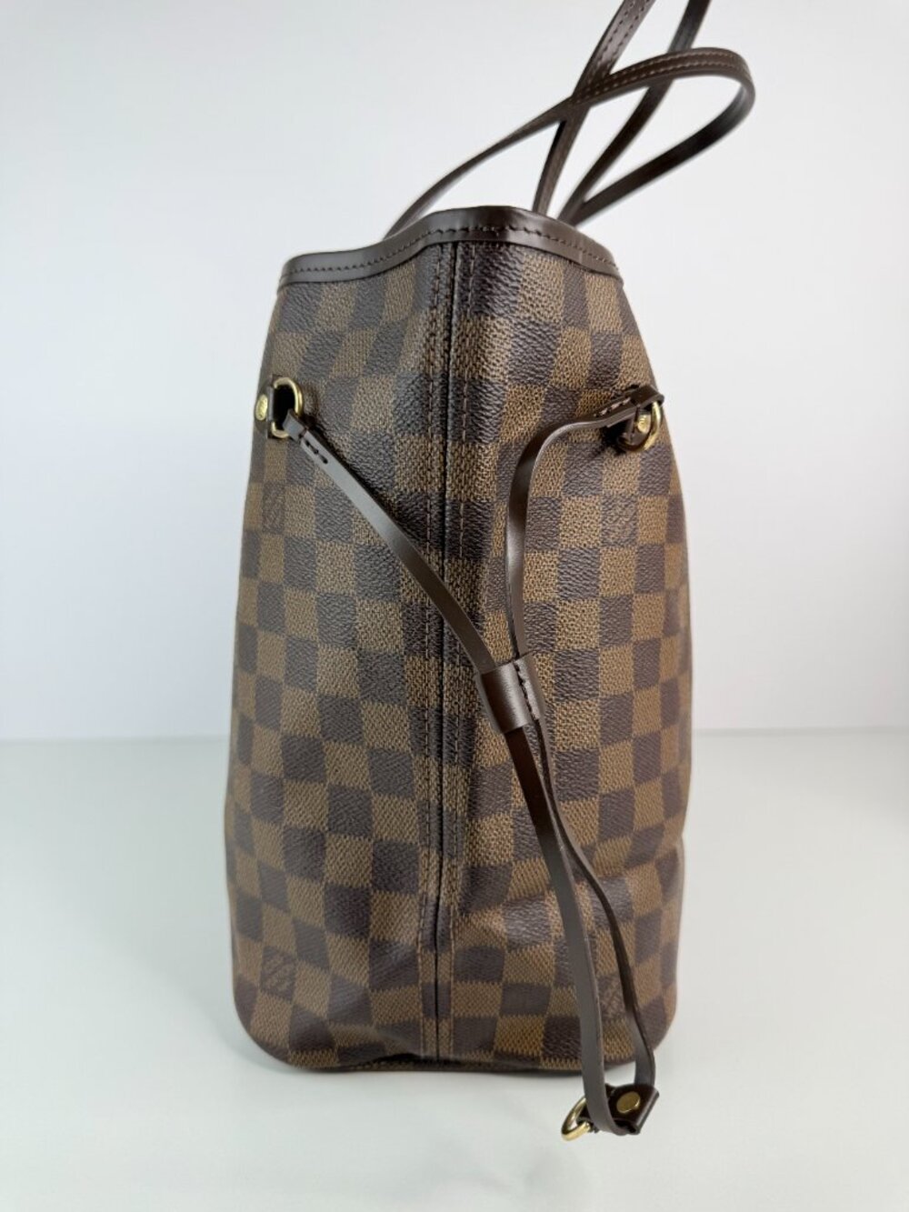 louis vuitton neverfull damier ebene - Picture 6 of 14